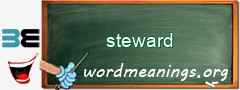 WordMeaning blackboard for steward